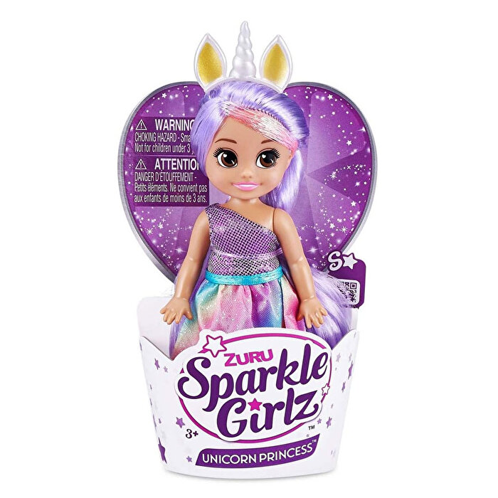 Sparkle Girlz 12 Cm Unicorn Prenses Cupcake Mor Saçlı 94TQ3P