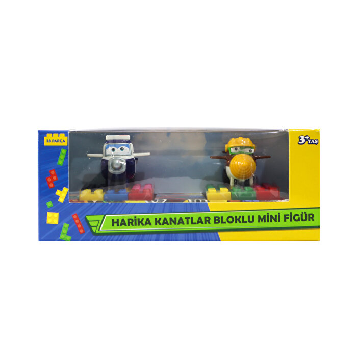 Harika Kanatlar Bloklu Mini Figür Todd ve Paul 2'li Set