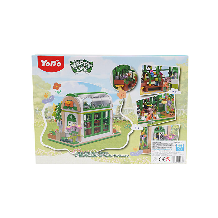 Mega Blok Çiçek Bahçe Tasarımı 463 Parça