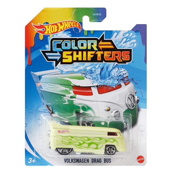 Hot Wheels 1:64 Renk Değiştiren Arabalar Volkswagen Drag Bus BHR40