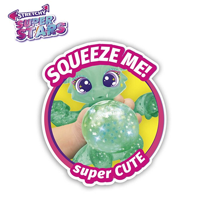 Superstars Flashy Green Drumylee Stretchy Figür