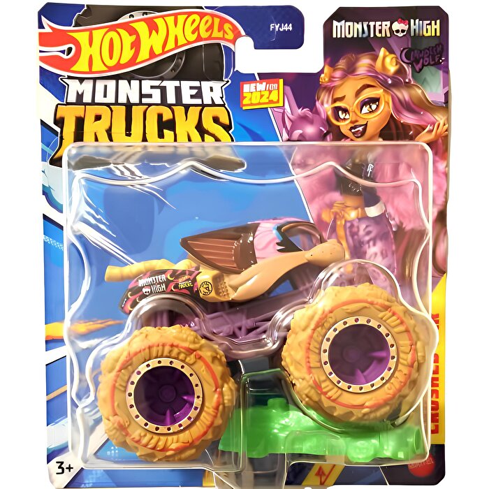 Hot Wheels Monster Trucks 1:64 Arabalar Monster High Clawdeen Wolf HTM73