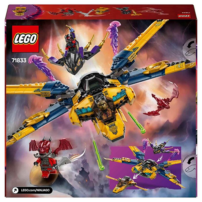 LEGO NINJAGO Ras ve Arin'in Süper Fırtına Jeti 71833