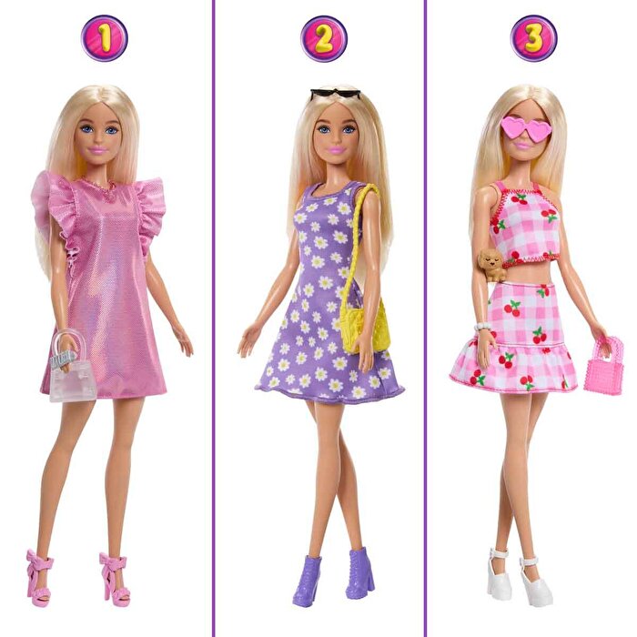 Barbie'nin Rüya Gardırobu ve Bebek Oyun Seti HXD58