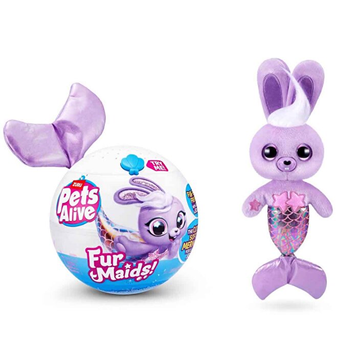 Pets Alive Furmaids Işıklı ve Sesli Peluş Mor