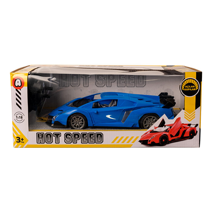 1:18 Full Fonksiyon Uzaktan Kumandalı Araba Mavi