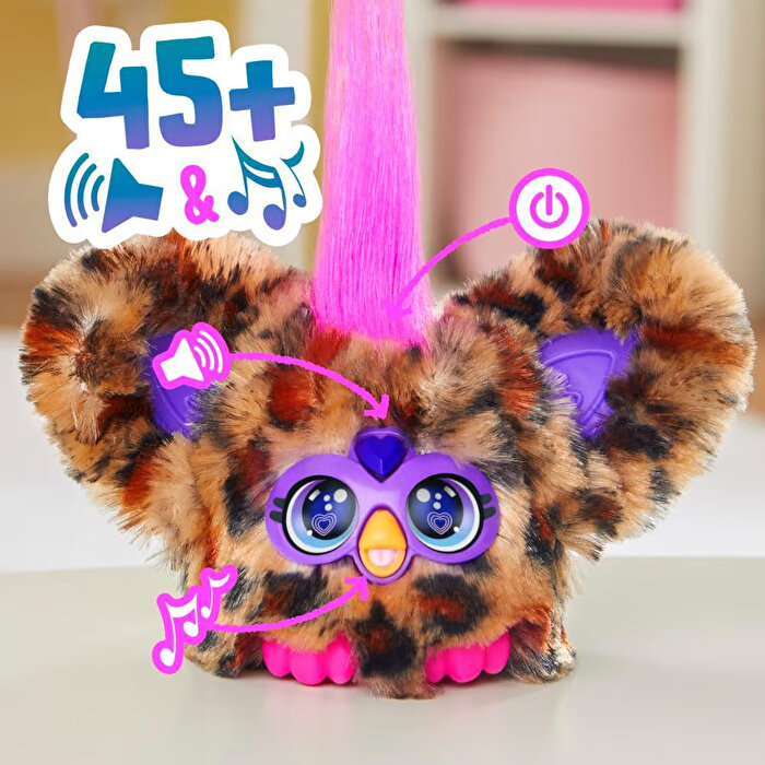 Furby Furblet İnteraktif Peluş Chee Chee Cheetah G1697
