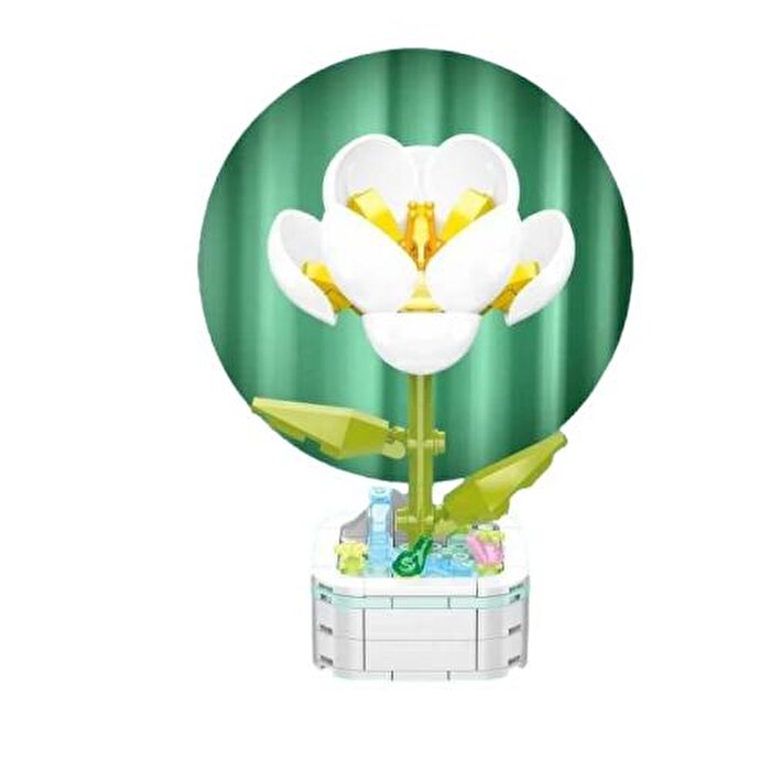 Saksıda Çiçek Yapım Seti Camellia