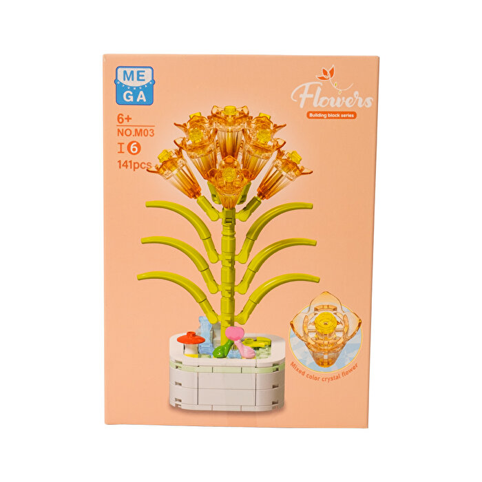 Mega Kri̇stal Çi̇çekler Yapı Blokları Klivya