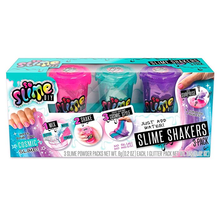 Slime Shaker Rainbow Üçlü Paket Cosmic Slime