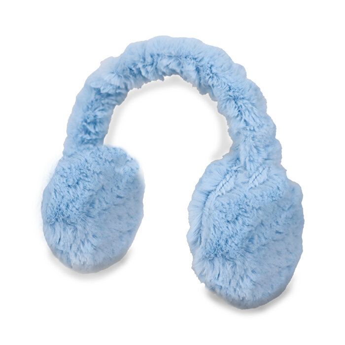 Peluş Kulaklık Açık Mavi