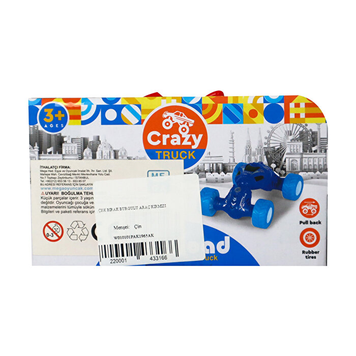 Çek Bırak Teleskopik Araba Kırmızı