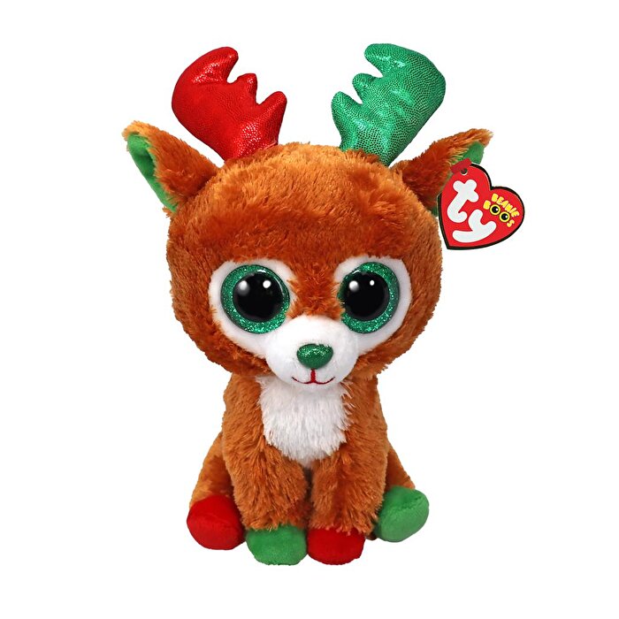 TY Beanie Boo Christmas Tinseltoes Reindeer 15 Cm