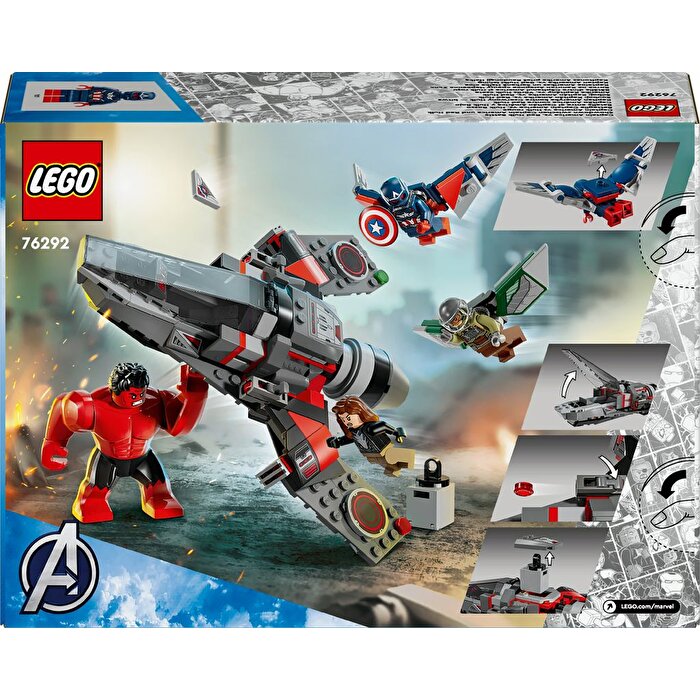 LEGO Marvel Kaptan Amerika ile Red Hulk Savaşı 76292