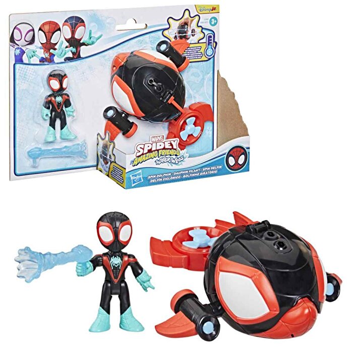 Spidey ve Arkadaşları Su Ağı Figür Oyun Seti Spin Dolphin G1465