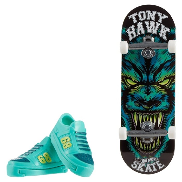 Hot Wheels Skate Parmak Kaykay ve Ayakkabı Paketleri Moon Howler HVJ85