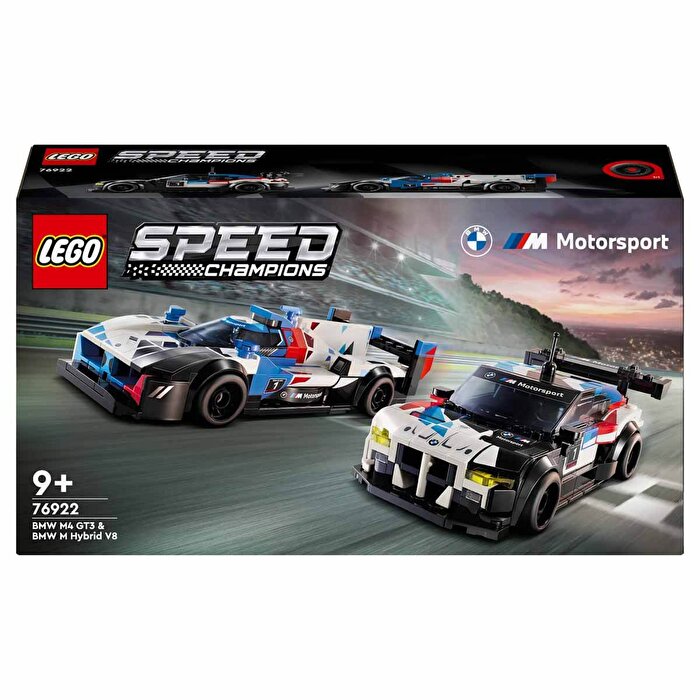 LEGO Speed Champions BMW M4 GT3 ve BMW M Hybrid V8 Yarış Arabaları 76922