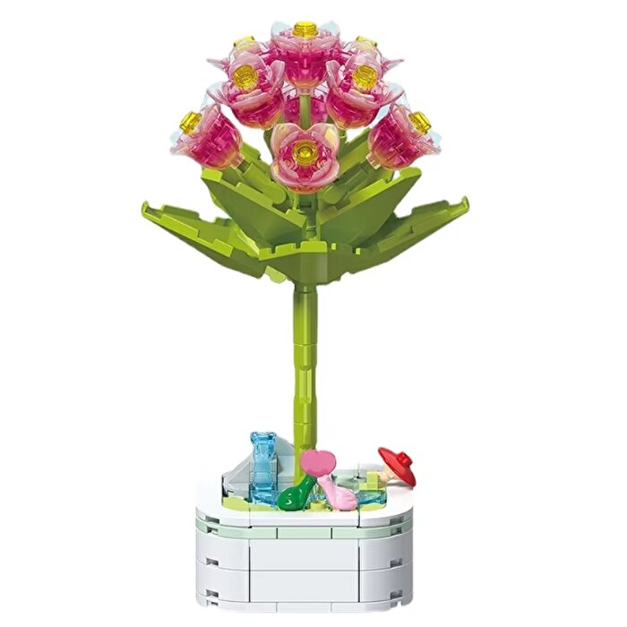 Mega Kri̇stal Çi̇çekler Yapı Blokları Menekşe