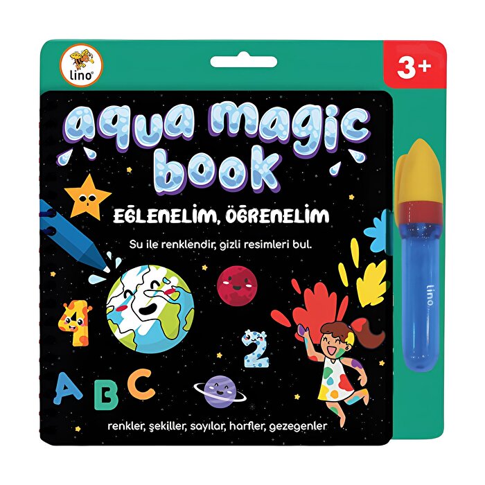 Aqua Magic Sihirli Boyama Kitabı Eğlenelim Öğrenelim