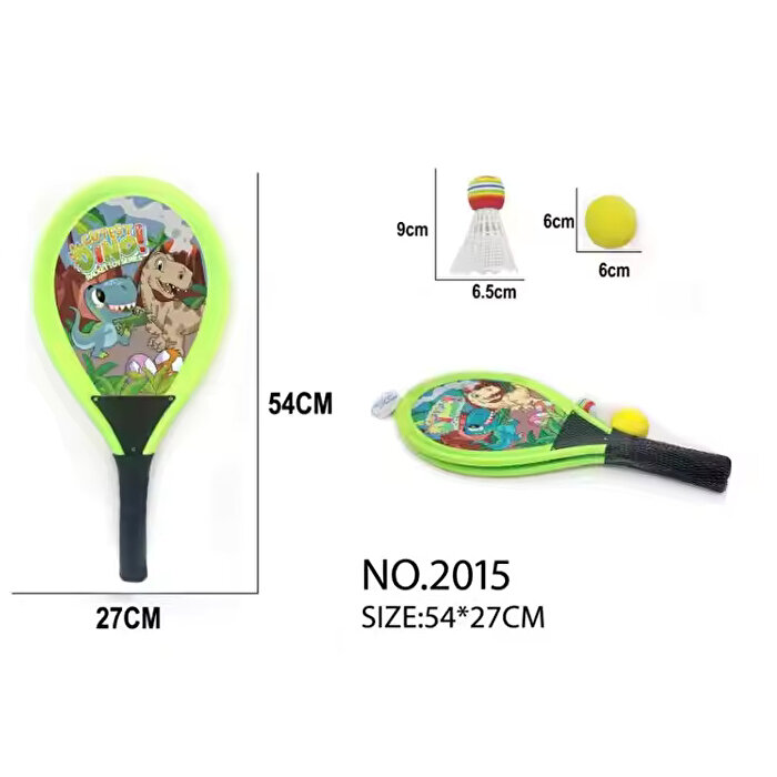 Dinozor Desenli Raket Seti