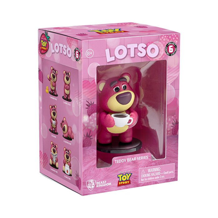 Disney Pixar Toy Story Lotso Teddy Bear Figür 8 Cm Tea Time