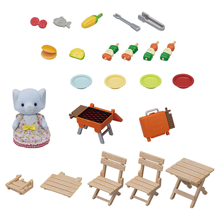 Sylvanian families barbecue set clearance