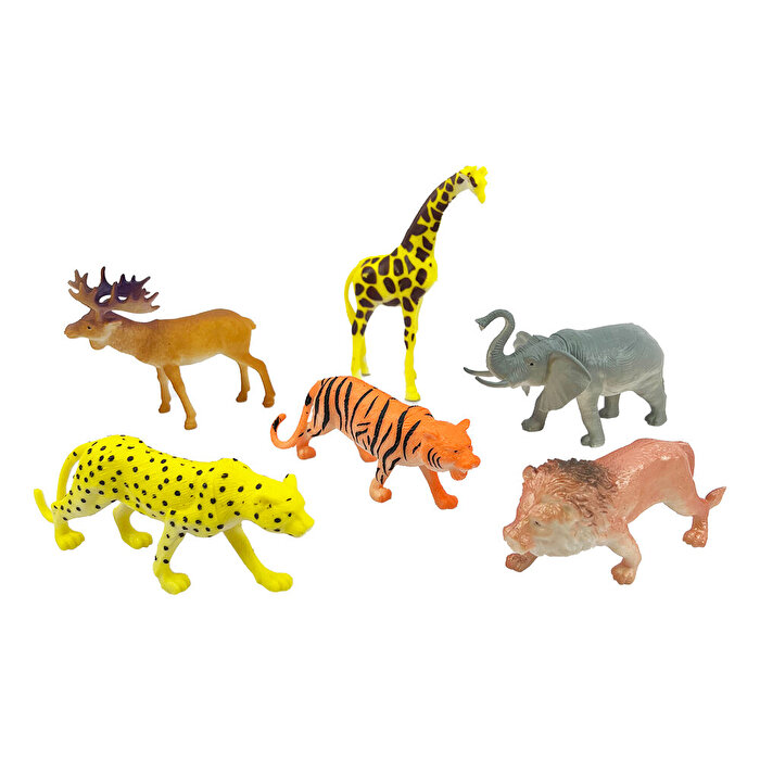 Poşette 6'lı Vahşi Hayvan Seti