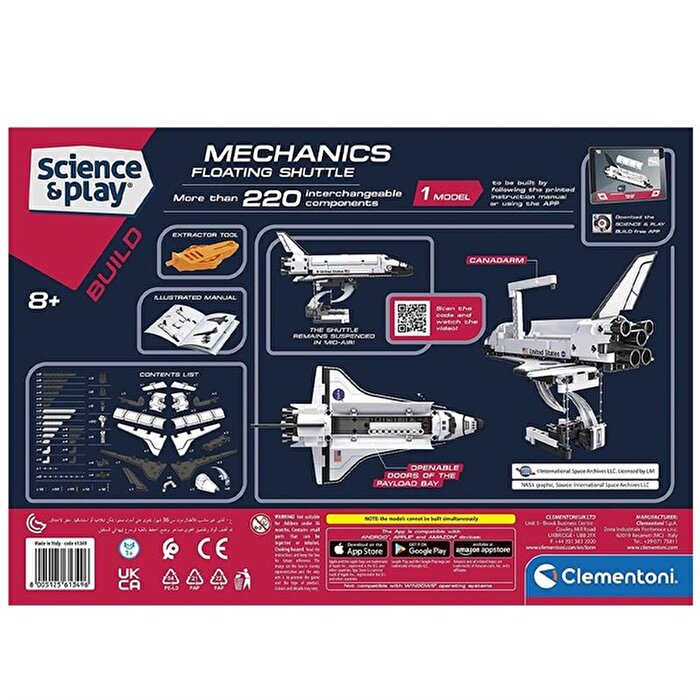 Clementoni Mekanik Laboratuvar Nasa Uzay Mekiği