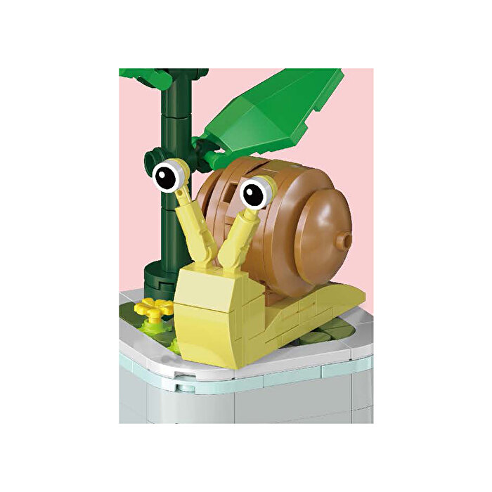 Mega Çi̇çekler ve Böcekler Yapı Blokları Salyangoz