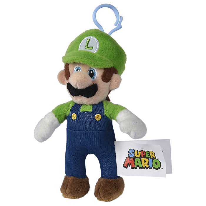 Super Mario 12,5 Cm Peluş Anahtarlık Luigi