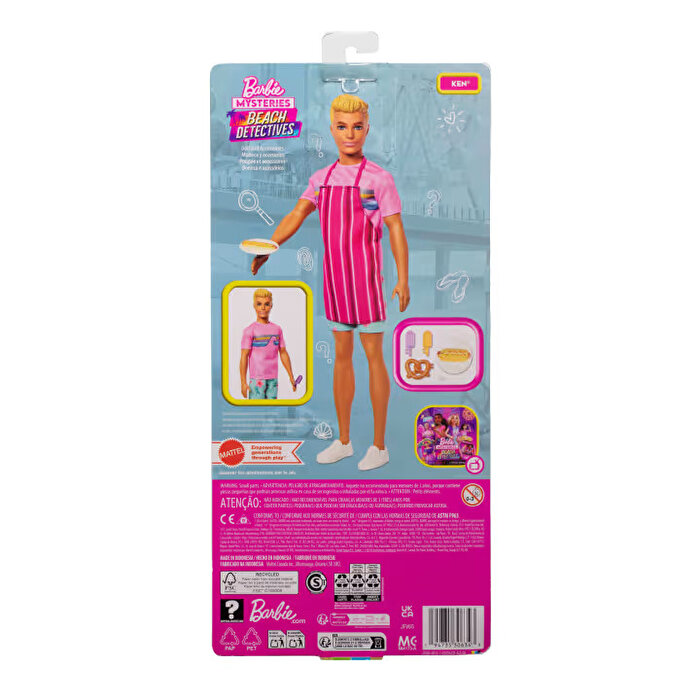 Barbie Mysteries Beach Detectives Ken Bebek JFV65