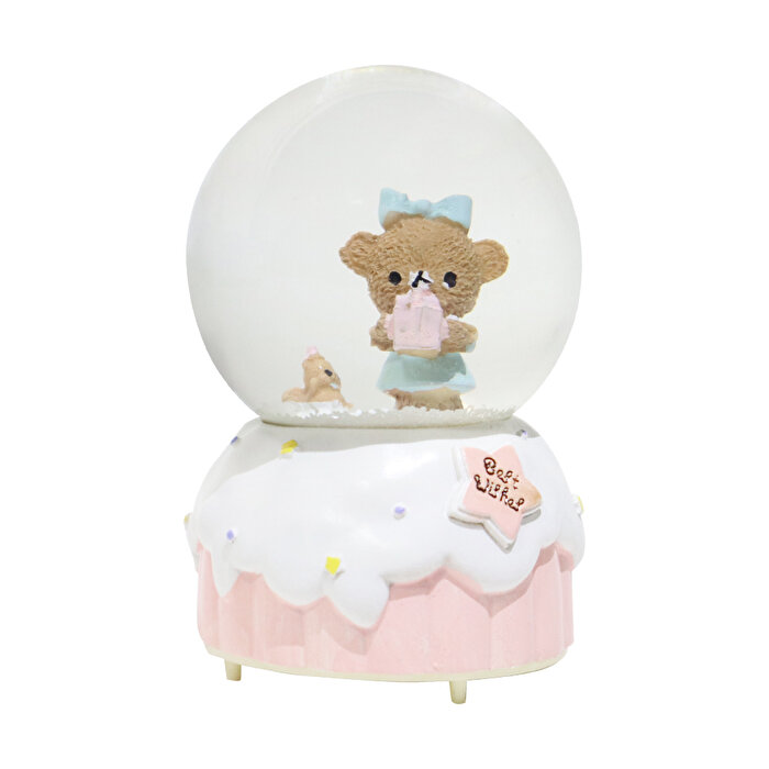 Doğum Günü Temalı Işıklı Müzikli Kar Küresi