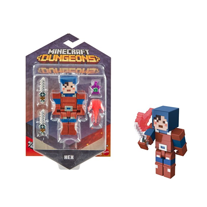 Minecraft Aksesuarlı Dungeon's Figürler Hex GNC25