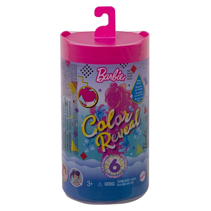 Barbie Color Reveal Renk Değiştiren Sürpriz Chelsea Renk Bloklu Bebekler GWC60