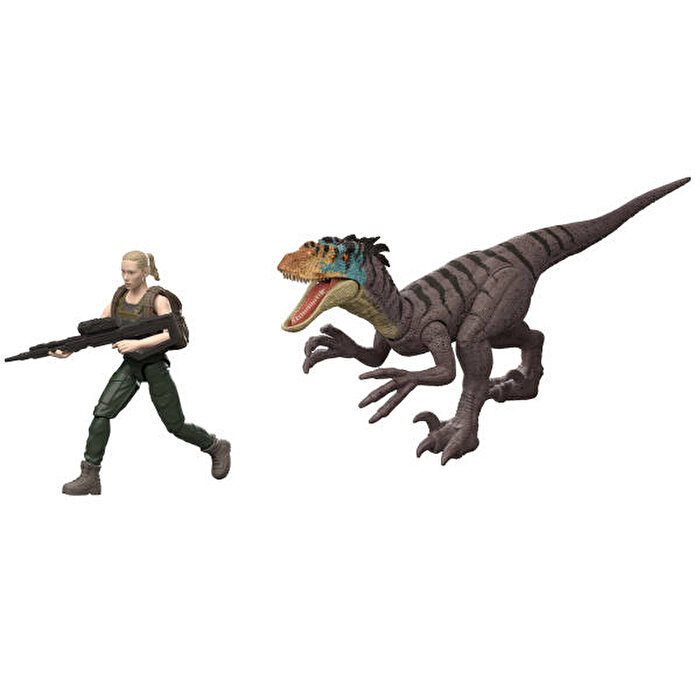 Jurassic World Zora Bennett ve Velociraptor Figür Paketi JGB84