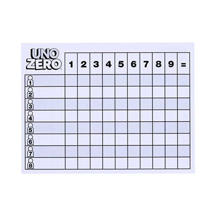 UNO Zero Kartlar JHH48