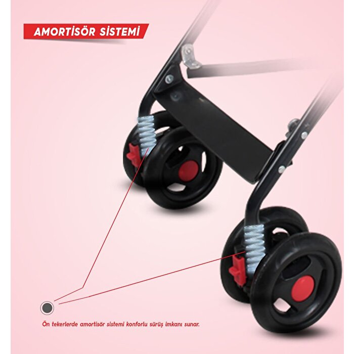 Rival Tokyo Baston Bebek Arabası Siyah RV108