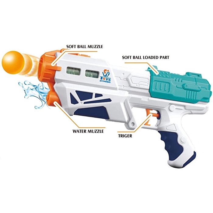 2'si 1 Arada Top Atan Su Tabancası