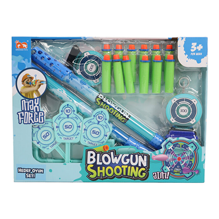Üflemeli Atış Dart Seti