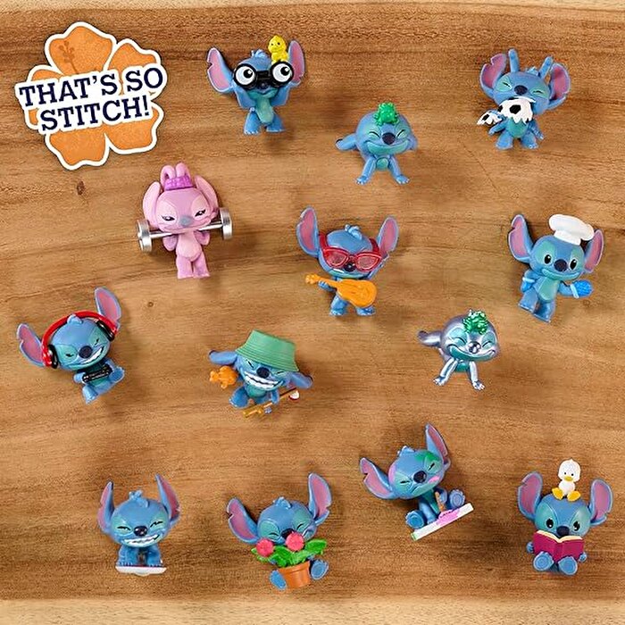 Disney Stitch Mini Kapsül Figürler Sürpriz Paket 46334