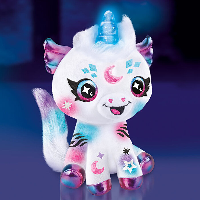 Airbrush Plush Cosmic Unicorn