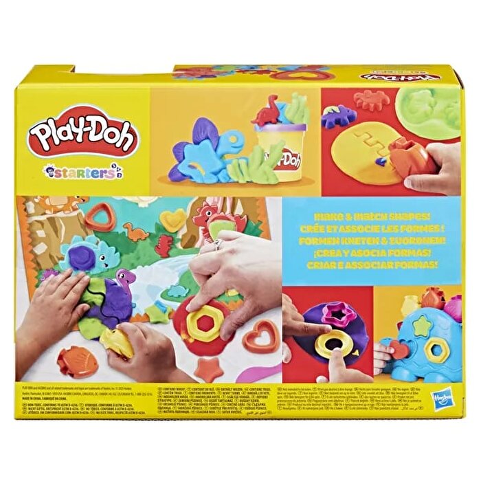 Play Doh Başlangıç Şekiller ve Renkler Dino Oyun Seti G0491