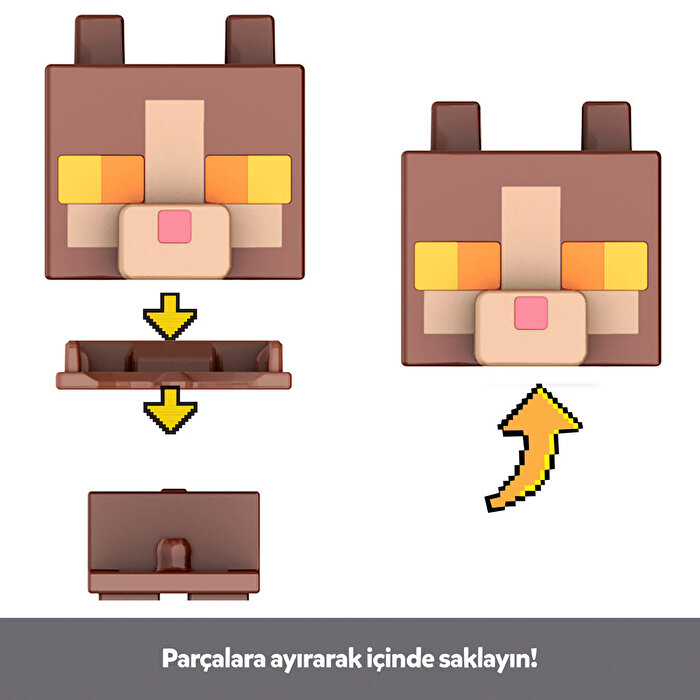 Minecraft Mini Figürler Stray Cat HJV18