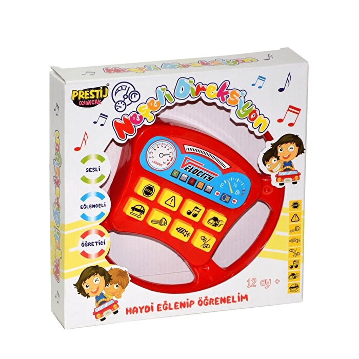 Pilli Neşeli Direksiyon Kırmızı