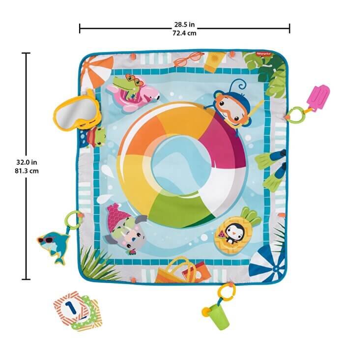 Fisher Price Havuz Keyfi Oyun Minderi GRR44