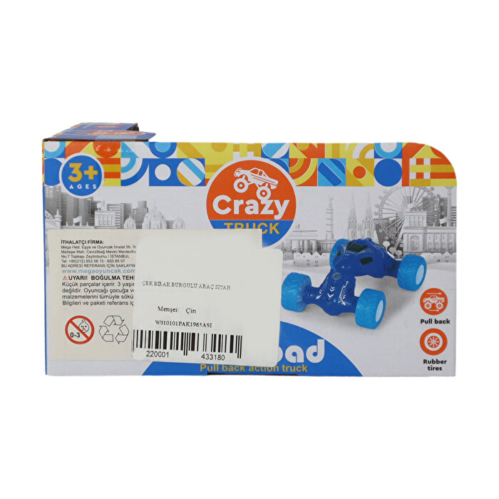 Çek Bırak Teleskopik Araba Siyah