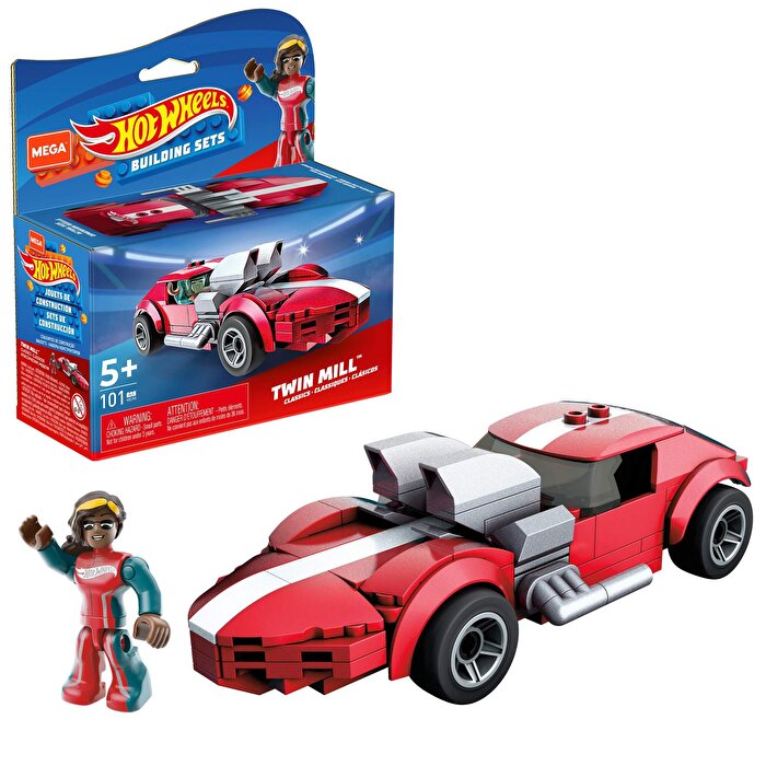 Mega Construx Hot Wheels Blok Araçlar Serisi Twin Mill HDJ90