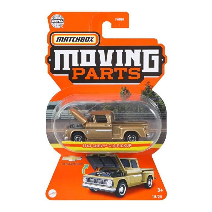 Matchbox 1:64 Arabalar 1963 Chevy C10 Pickup GWB57