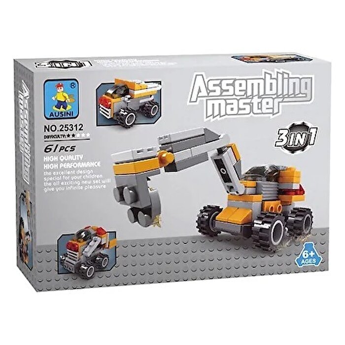 Ausini Assembling Master 3'ü 1 Arada Set 25312
