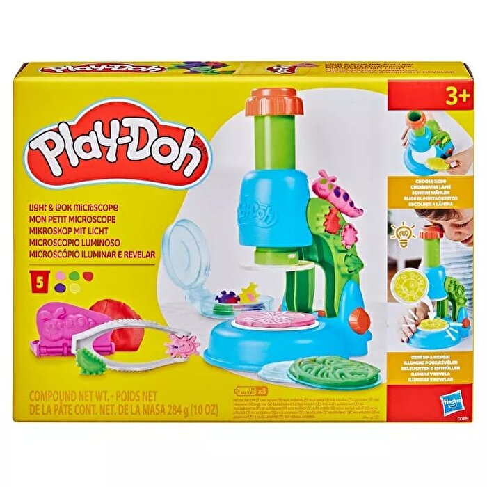 Play Doh Işıklı Mikroskop Oyun Seti